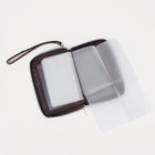 Портмоне мужское на молнии 3 в 1 для автодокументов и паспорта, 2 отдела, для карт, для монет, цвет коричневый  (артикул 9344535)  большой выбор товаров оптом и в розницу по низким ценам с доставкой