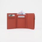 Кошелёк женский на магните, цвет коралловый 9351624