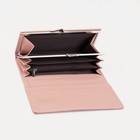 Кошелёк женский на магнитах, цвет розовый - фото 21885560