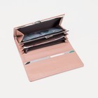 Кошелёк женский на магнитах, цвет розовый - фото 21885561