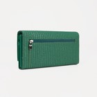 Кошелёк женский на магните, цвет зелёный - фото 40673232