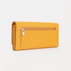 Кошелек жен 06-01-01, 19*3*9 см, 3 отд+отд/молн, д/карт, д/монет, на магните, желеный - фото 805111029