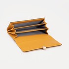 Кошелек жен 06-01-01, 19*3*9 см, 3 отд+отд/молн, д/карт, д/монет, на магните, желеный - фото 805111030