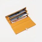 Кошелек жен 06-01-01, 19*3*9 см, 3 отд+отд/молн, д/карт, д/монет, на магните, желеный - фото 805111031