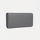 Кошелёк женский на магните, цвет серый 9355213