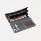 Кошелёк женский на магните, цвет серый 9355213