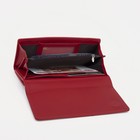 Кошелёк женский на магнитах, цвет красный 9355497 - фото 16130068