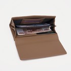 Кошелёк женский на магнитах, цвет бежевый - фото 40673245