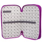 Пенал каркасный с эффектом металлик, 2 секции, 12.5×20.5×4 см, ламинированный картон, «Холодное сердце» - Фото 3