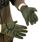 Перчатки тактические "Эгида" софтшелл, олива, размер 30 - фото 3997492