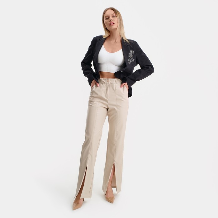 Пиджак женский, цвет чёрный, размер 42 58277