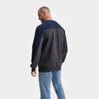 Свитшот мужской, цвет тёмно-синий/принт МИКС, размер L 9129628