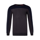 Свитшот мужской, цвет тёмно-синий/принт МИКС, размер L 9129628