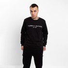 Свитшот мужской, цвет чёрный, размер 50 (XL) - Фото 2