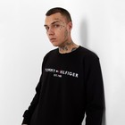 Свитшот мужской, цвет чёрный, размер 50 (XL) - Фото 3