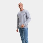 Свитшот мужской, цвет светло-серый/принт МИКС, размер 46 (M) 9157127