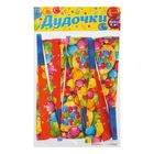 Дудка-гудок р-р 19 см "Поздравляем!" (набор 6 шт) - Фото 2