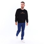 Свитшот мужской, цвет чёрный/принт МИКС, размер 46 (M) - Фото 2