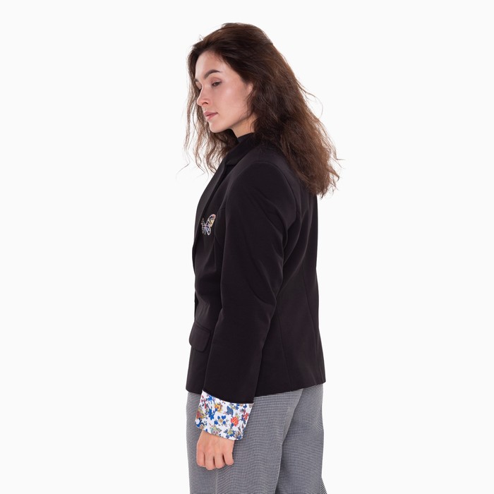 Пиджак женский, цвет чёрный, размер 44 58281