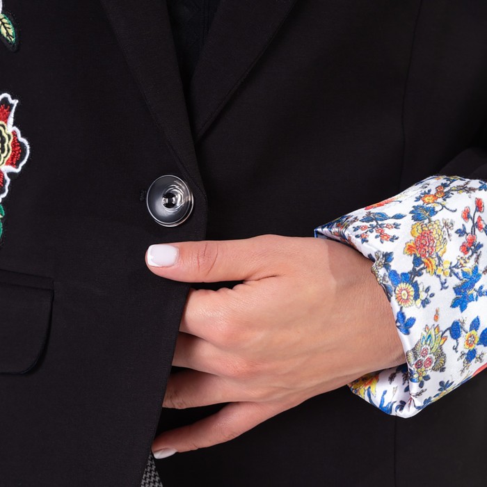 Пиджак женский, цвет чёрный, размер 44 58281