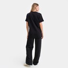 Футболка женская, цвет чёрный/принт МИКС, размер XL - фото 21887251