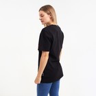 Футболка женская, цвет чёрный, размер M - фото 21887271