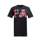 Футболка женская, цвет чёрный, размер M - фото 21887272