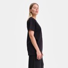 Футболка женская, цвет чёрный/принт МИКС, размер M - фото 21887310