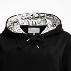 Костюм женский (толстовка/брюки), цвет цвет черный, размер XL - фото 21887387