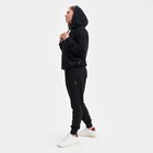 Костюм женский (толстовка/брюки), цвет цвет черный, размер XL - фото 21887381