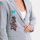 Пиджак для девочки, цвет серый меланж, 128-134 см (размер 36) - Фото 11