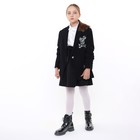 Пиджак для девочки, цвет чёрный, 128-134 см (размер 36) - Фото 5