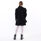Пиджак для девочки, цвет чёрный, 128-134 см (размер 36) - Фото 7