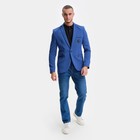 Пиджак мужской, цвет индиго, размер 56 - фото 10085812