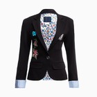 Пиджак для девочки, цвет чёрный МИКС, 134-140 см (размер 38) - фото 10085839