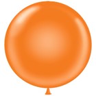 Шар латексный 24", оранжевый, пастель, набор 25 шт. - фото 321367919