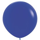 Шар латексный 24", синий, пастель, набор 25 шт. - фото 2799370