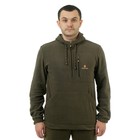 Куртка флисовая "Стриж" трикотаж на флисе, меланж-олива, р. 52, 182-188 - Фото 1