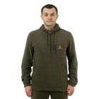Куртка флисовая "Стриж" трикотаж на флисе, меланж-олива, р. 54, 170-176 - Фото 1
