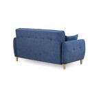 Диван - кровать «Анита», c подлокотниками, спальное место 1380×1980 мм, цвет синий ТД- 372  (артикул 9354693)  большой выбор товаров оптом и в розницу по низким ценам с доставкой