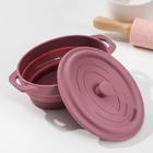 Кокотница - форма для запекания складная Доляна «Юзи», силикон, 16.5×11×7.5 см, цвет МИКС - Фото 2