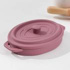 Кокотница - форма для запекания складная Доляна «Юзи», силикон, 16.5×11×7.5 см, цвет МИКС - Фото 3