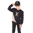 Комплект детский, цвет чёрный/бежевый МИКС, рост 140 см - фото 21888279