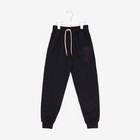 Комплект детский (свитшот, брюки), цвет бежевый/чёрный МИКС, рост 140 см - фото 21888430