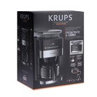 Кофеварка KRUPS KM832810, капельная, 1000 Вт, 1.25 л, чёрно-серебристая - Фото 2