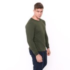 Лонгслив мужской, цвет хаки, размер 48 - фото 21888698