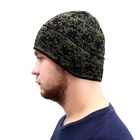 Шапка мужская на флисе, камуфляж - Фото 3