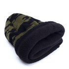 Шапка мужская на флисе, камуфляж - Фото 4