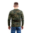 Футболка с длинным рукавом, хаки, камуфляж, пиксель, хлопок, р. 56, рост 176 см - Фото 2
