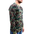 Футболка с длинным рукавом, камуфляж облака, хлопок с начёсом, р. 48, рост 176 см - фото 21889334